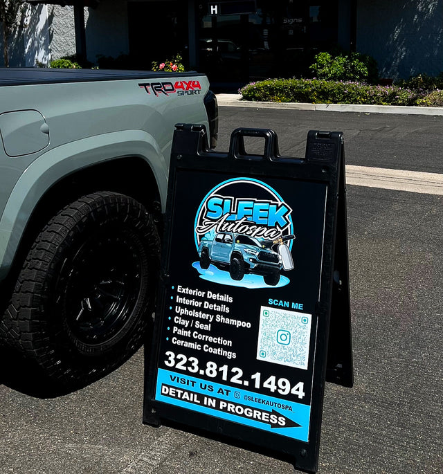 Heavy Duty A-FRAME w/prints