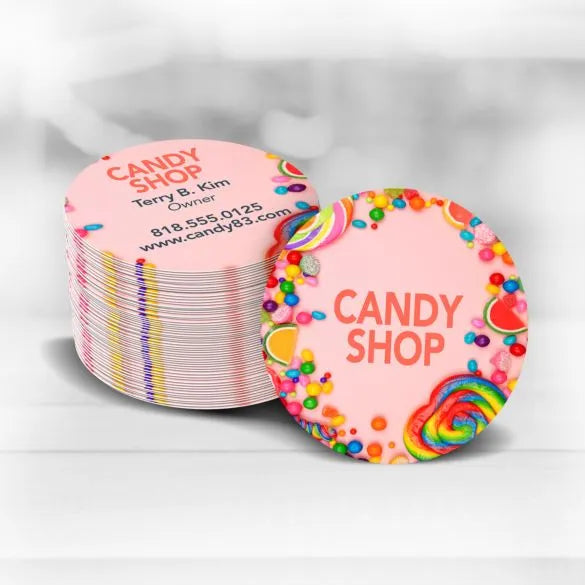 Circle Business Cards 2"x2"