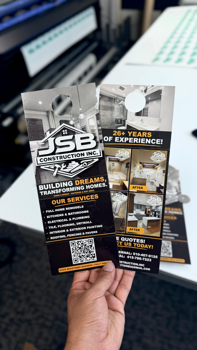 PREMIUM DOOR HANGERS 4.25”x11”