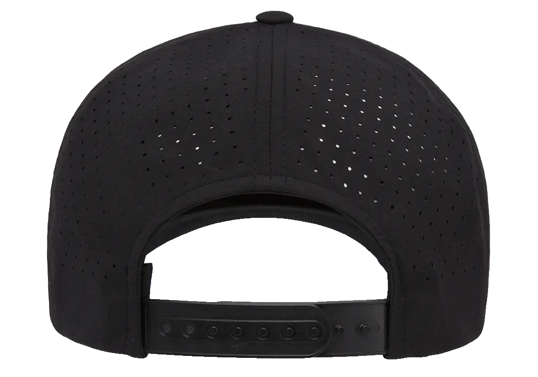 YP Classics® 5-panel snapback cap with perforation-DTF PRINTING