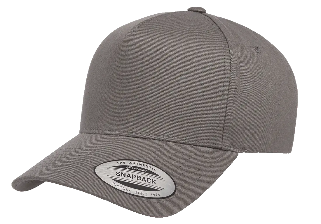 YP Classics® retro cotton blend 5-panel snapback cap-DTF PRINTING