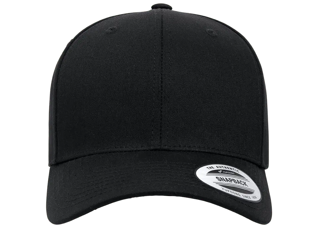 YP Classics® retro cotton twill snapback cap-DTF PRINTING