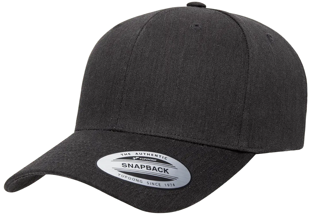YP Classics® retro cotton twill snapback cap-DTF PRINTING