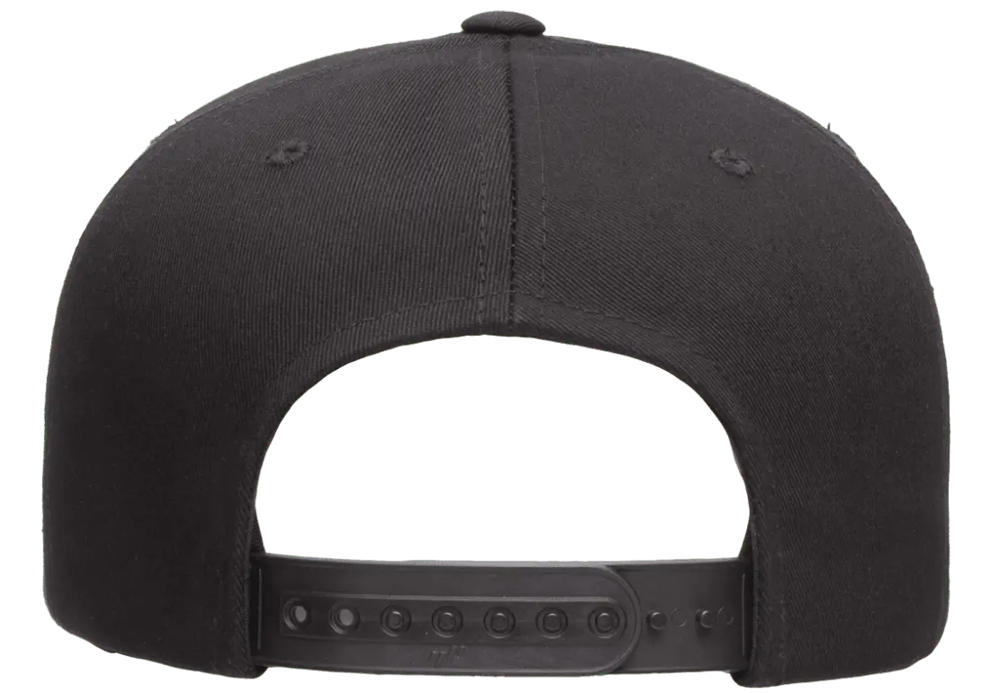 YP Classics® 5-panel cotton twill snapback cap-DTF PRINTING
