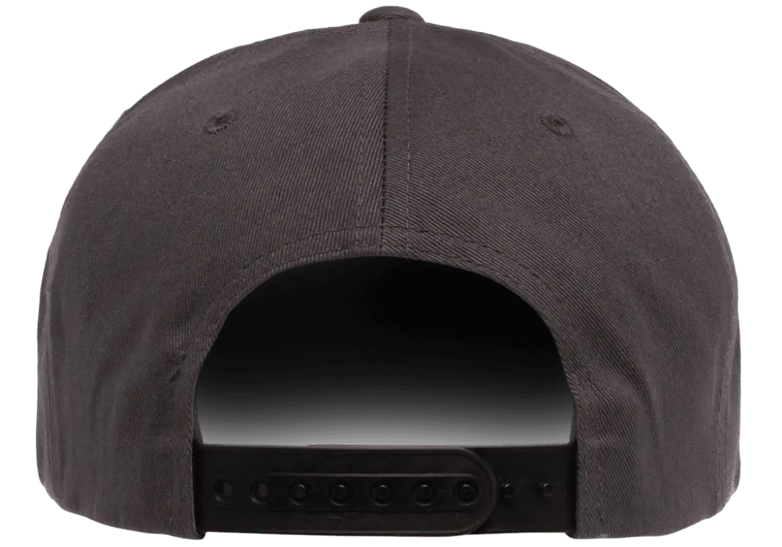 YP Classics® 5-panel cotton twill snapback cap-DTF PRINTING