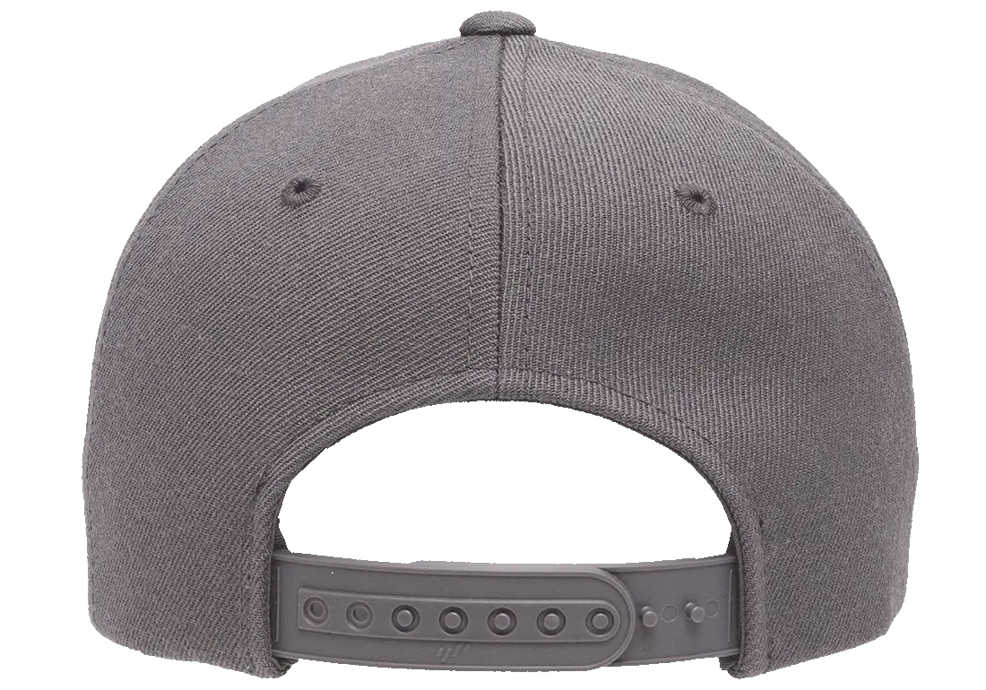 YP Classics® premium curved visor snapback cap-DTF PRINTING