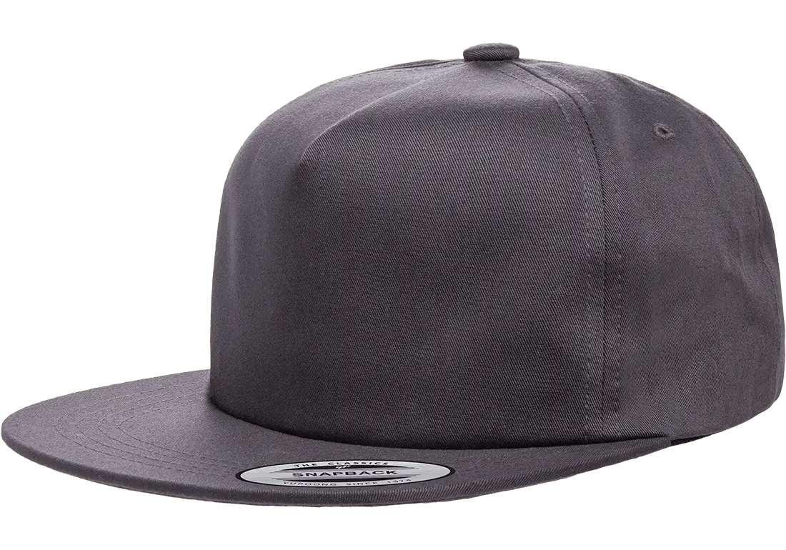 YP Classics® lightly structured 5- panel snapback cap-DTF PRINTING
