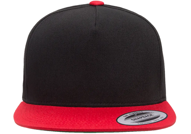 YP Classics® 5-panel cotton twill snapback cap - 2-tone-DTF PRINTING
