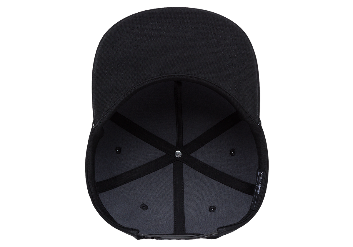 YP Classics® Lightly Structured 5-Panel Snapback Cap with Braided Rope-DTF PRINTING
