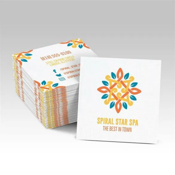 Square Business Cards 2.5”x2.5” 16pt with High Gloss UV Coating