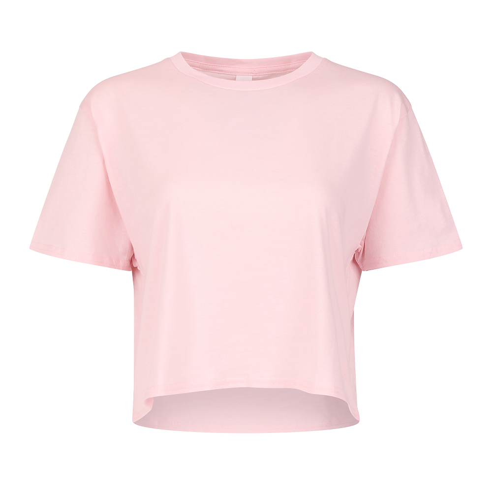 RELAXED FIT CROPPED TEE (4.3 oz) -DTF