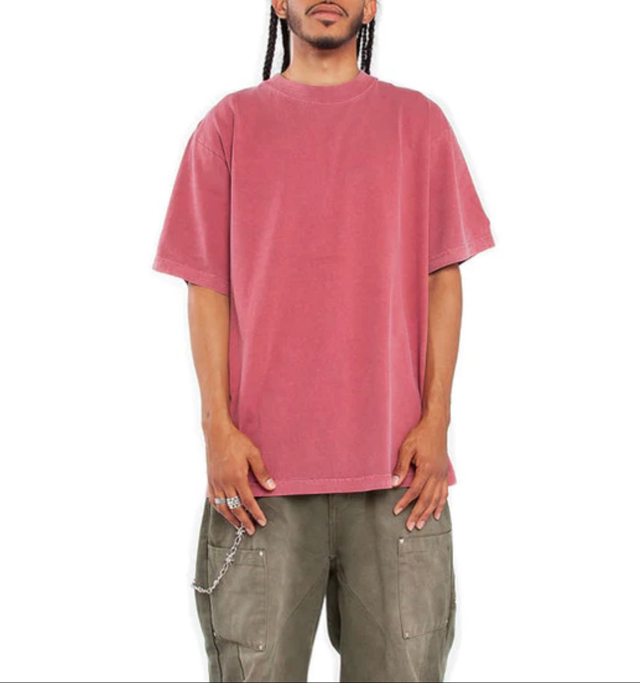 DTG (Shaka Wear 7.5 OZ HEAVY COTTON) 16”x20” prints ( Single or double sided print!)Garment-Dyed Crewneck T-Shirt