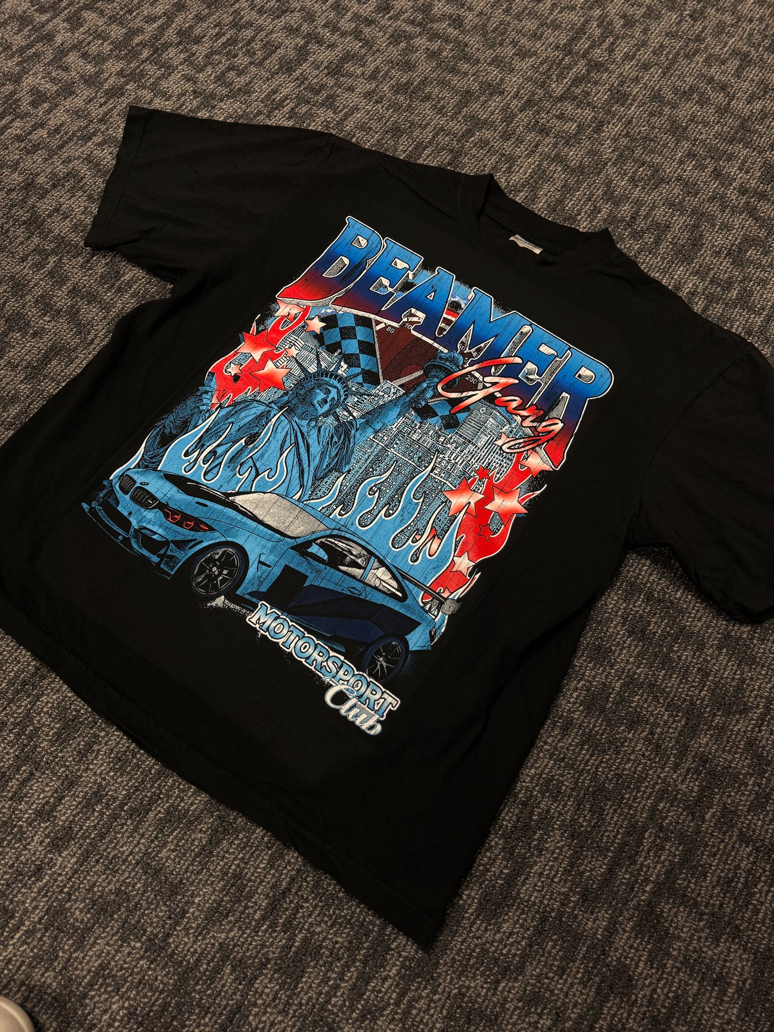 Shaka Wear (BLACK ) SHGD Unisex Garment-Dyed T-Shirt-DTG