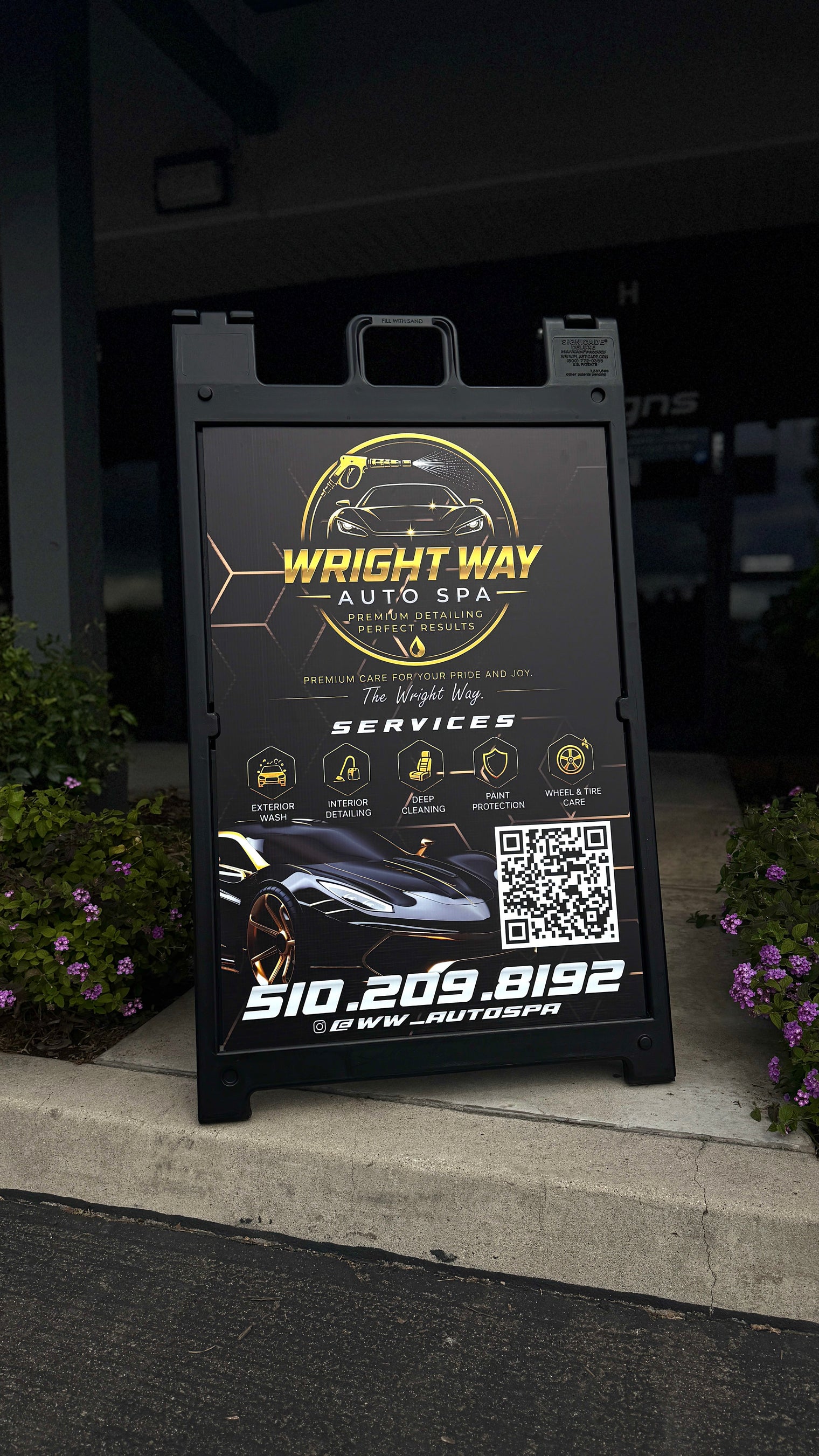 Premium Heavy Duty A-FRAME w/prints included