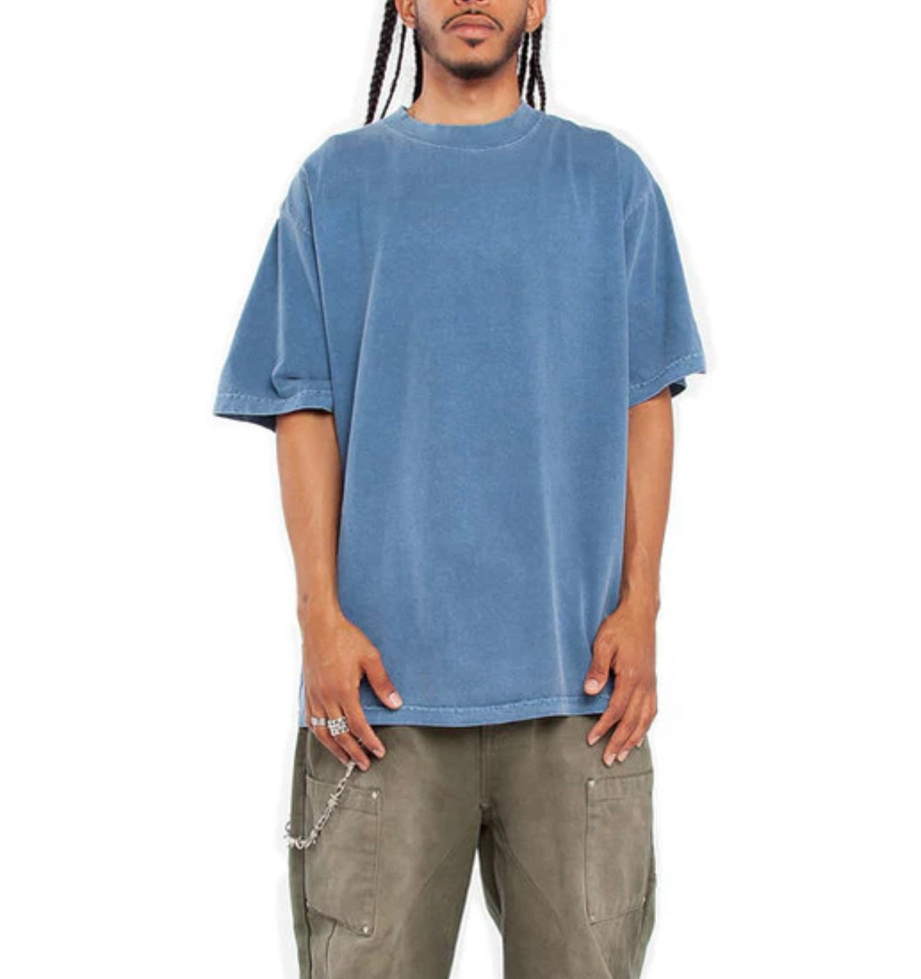 DTG (Shaka Wear 7.5 OZ HEAVY COTTON) 16”x20” prints ( Single or double sided print!)Garment-Dyed Crewneck T-Shirt