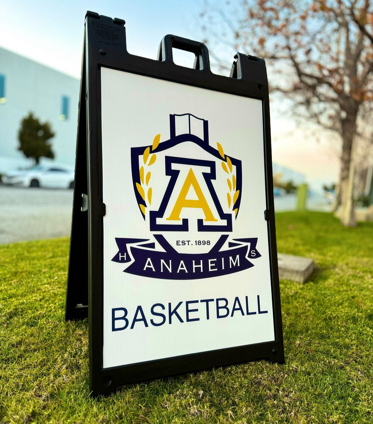 Heavy Duty A-FRAME w/prints included