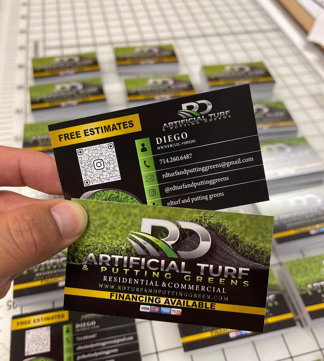 Custom Business Cards (Standard Rectangular Cut)