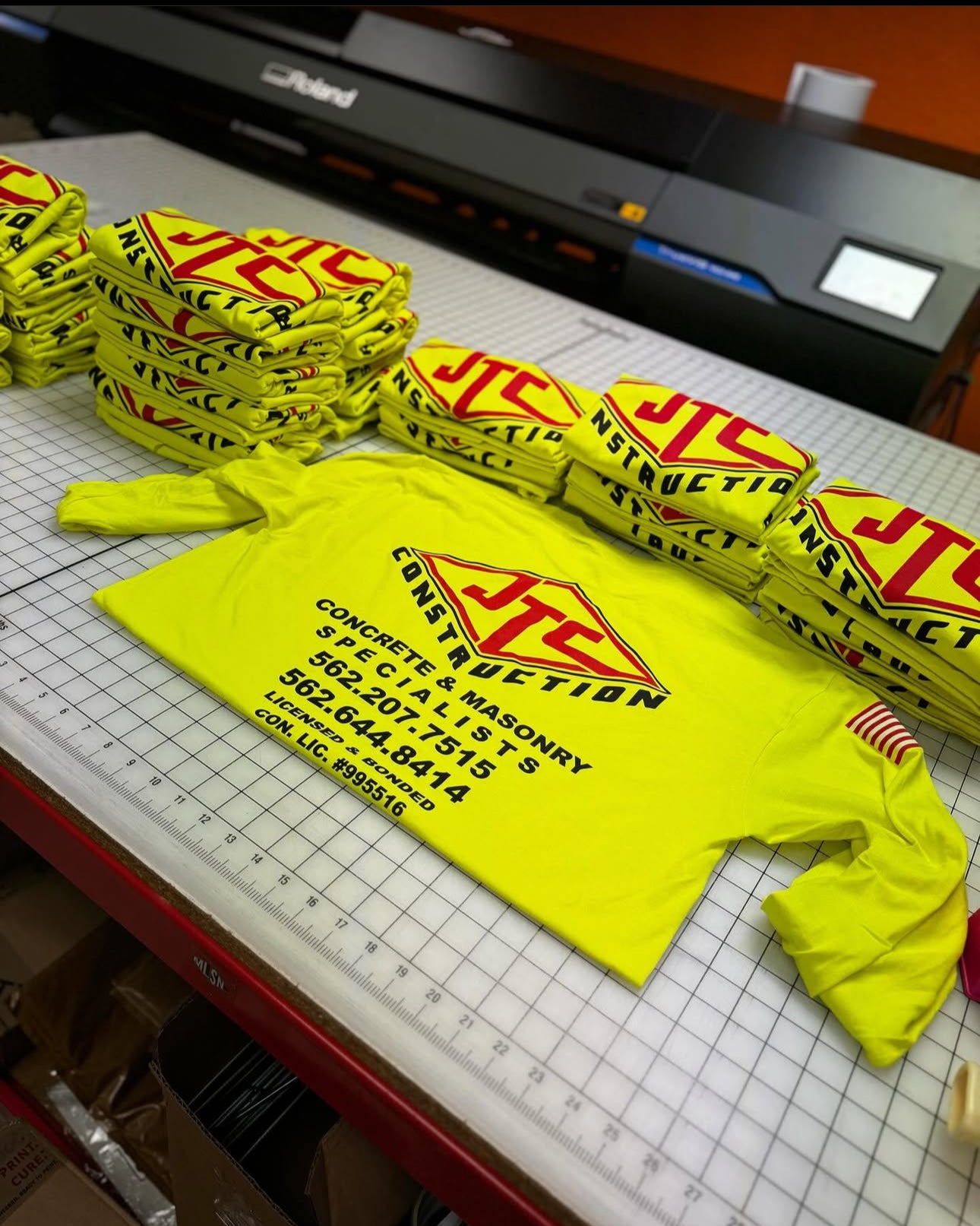 Construction long sleeves (Safety Green)