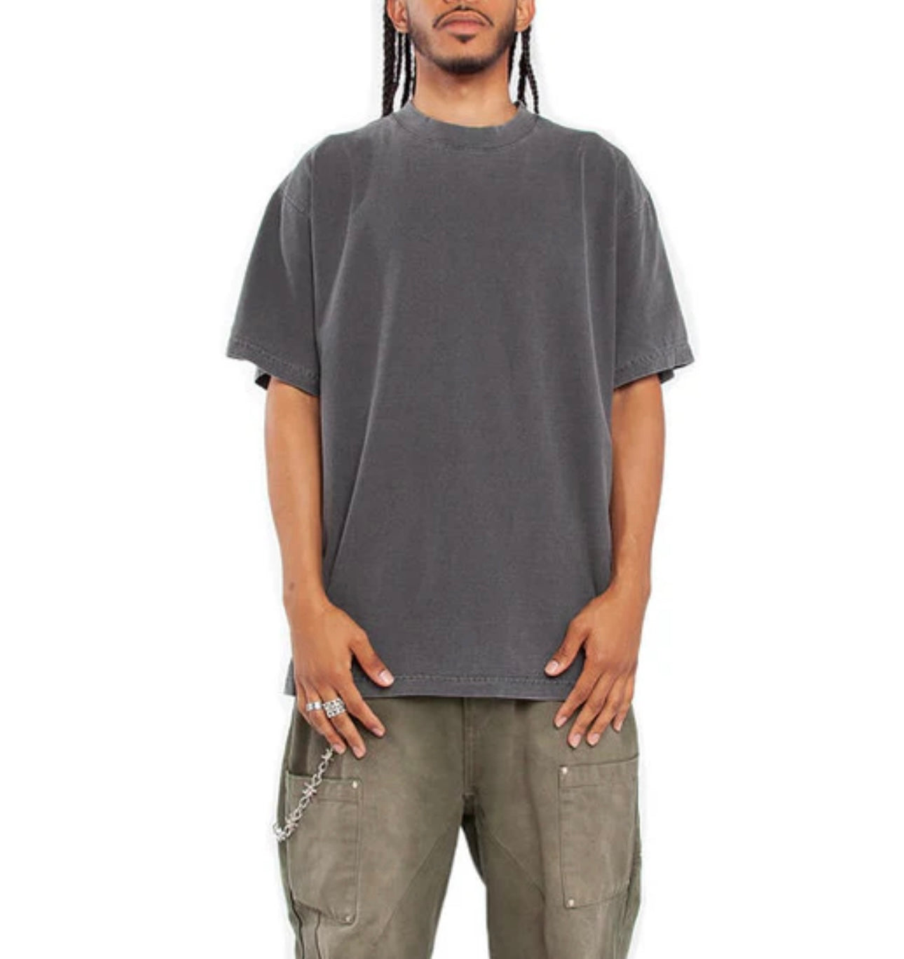 DTG (Shaka Wear 7.5 OZ HEAVY COTTON) 16”x20” prints ( Single or double sided print!)Garment-Dyed Crewneck T-Shirt