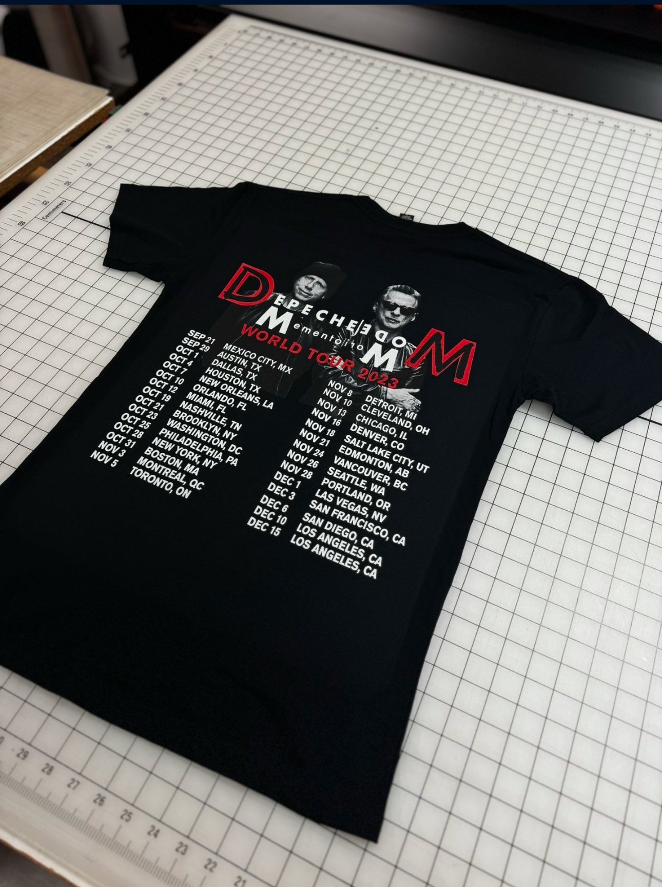 Depeche Mode Tshirts- World Tour 2023