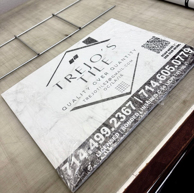 SINGLE SIDED Yard Signs 24"x18" 4mm