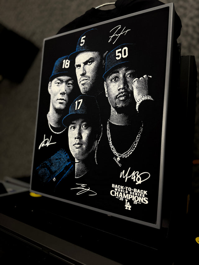 World Series Champs Tee Back2Back ( Premium Black Cotton Tee )