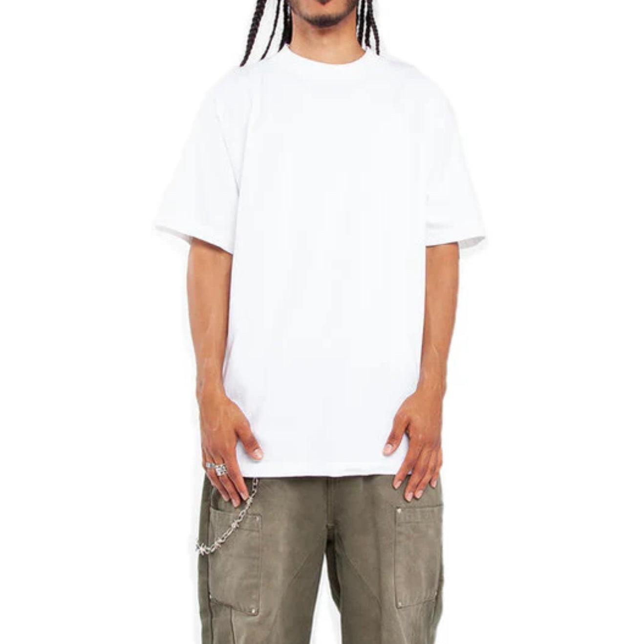 DTG (Shaka Wear 7.5 OZ HEAVY COTTON) 16”x20” prints ( Single or double sided print!)Garment-Dyed Crewneck T-Shirt