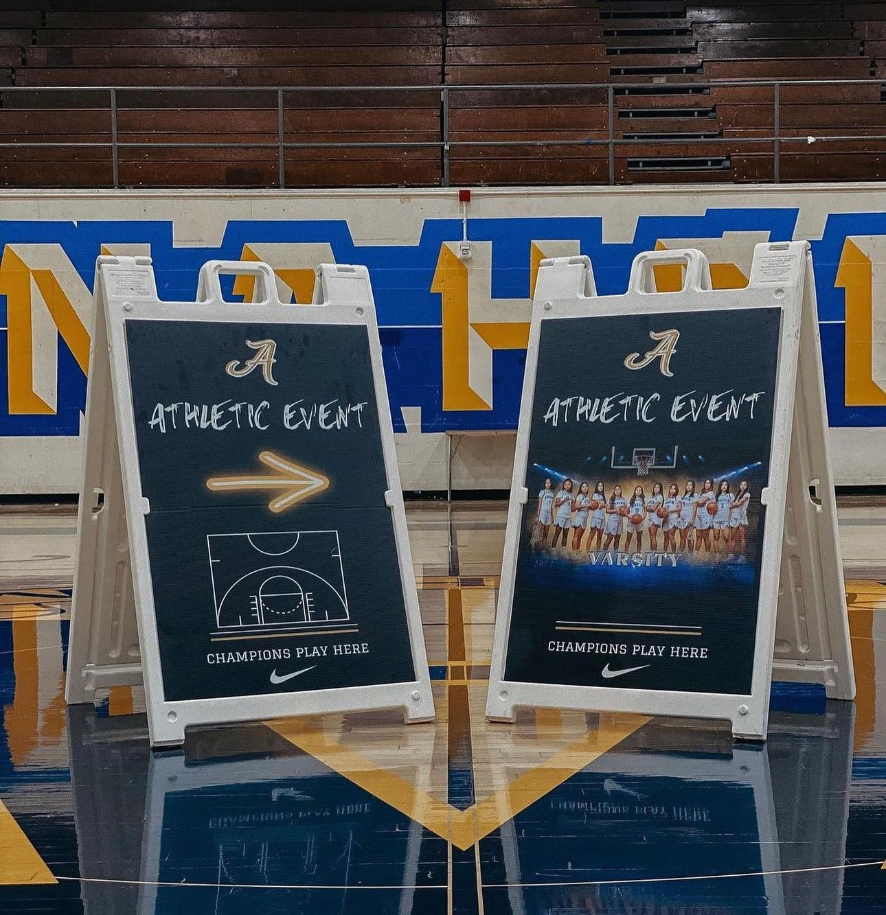 Heavy Duty A-FRAME w/prints included