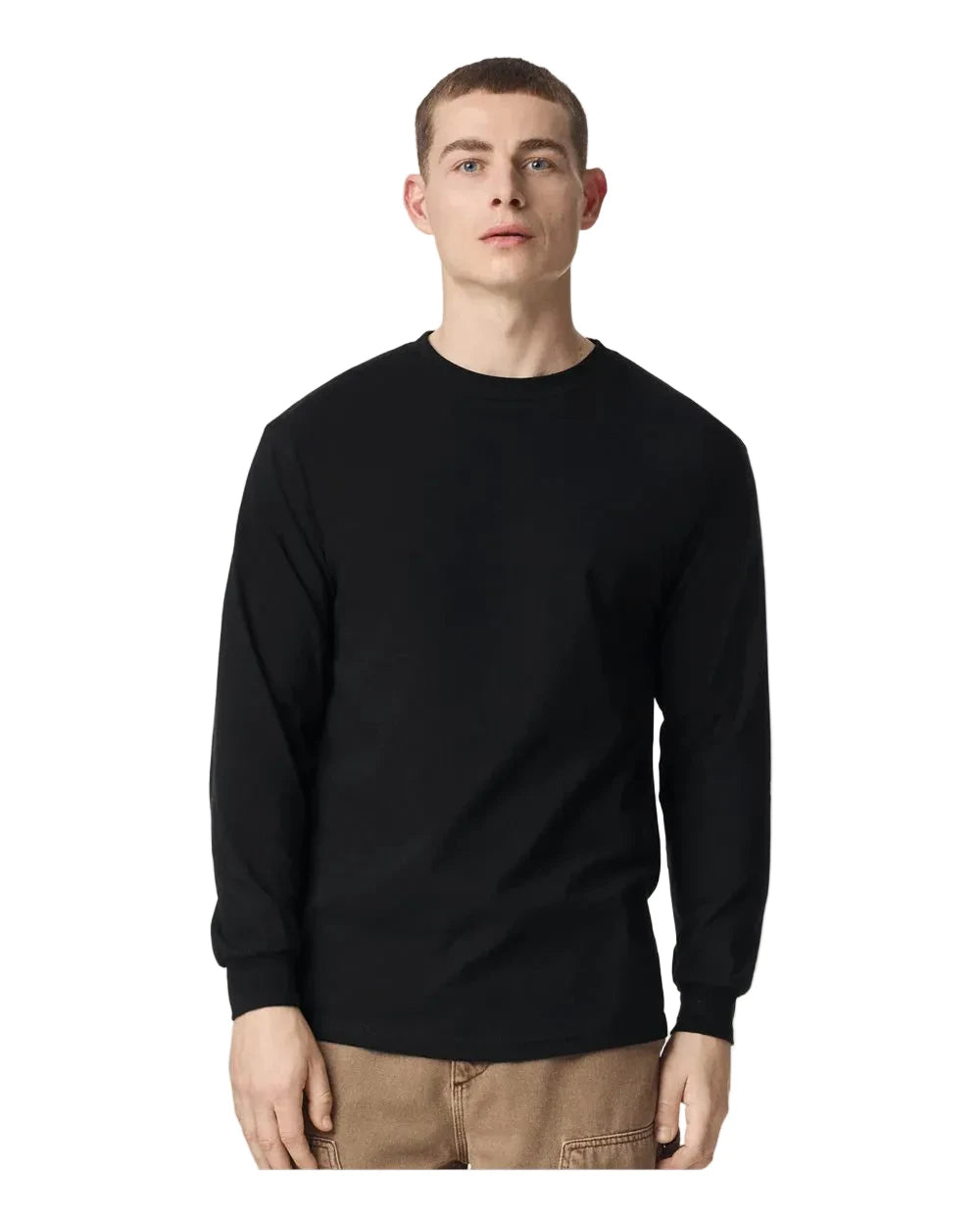 American Apparel 1304 Unisex Heavyweight Cotton Long Sleeve Tee (DTG)