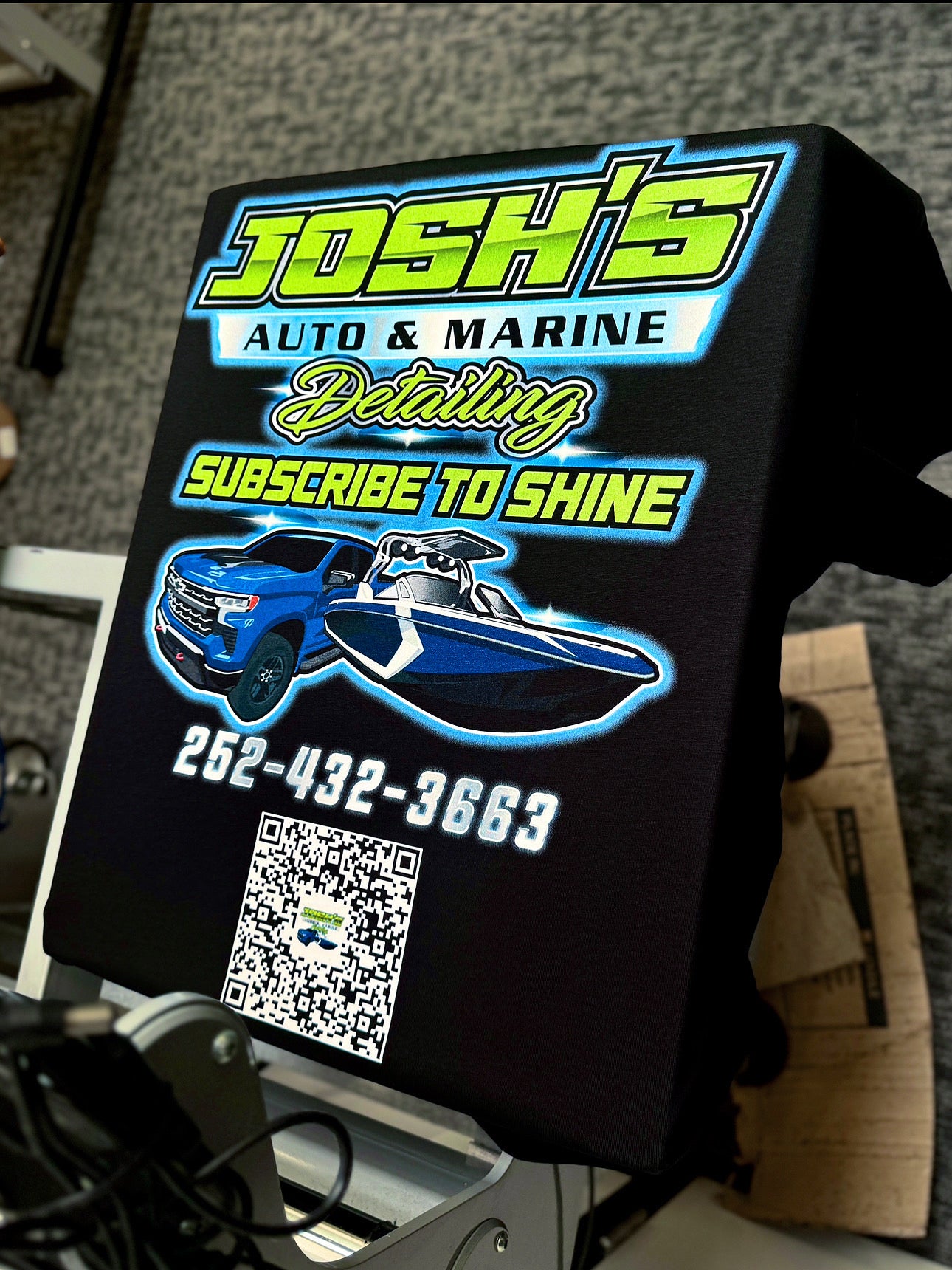 ( CUSTOM TEES ) PREMIUM ULTRA SOFT-Black COTTON TEE (6 oz.) HOUSE BRAND-DTG