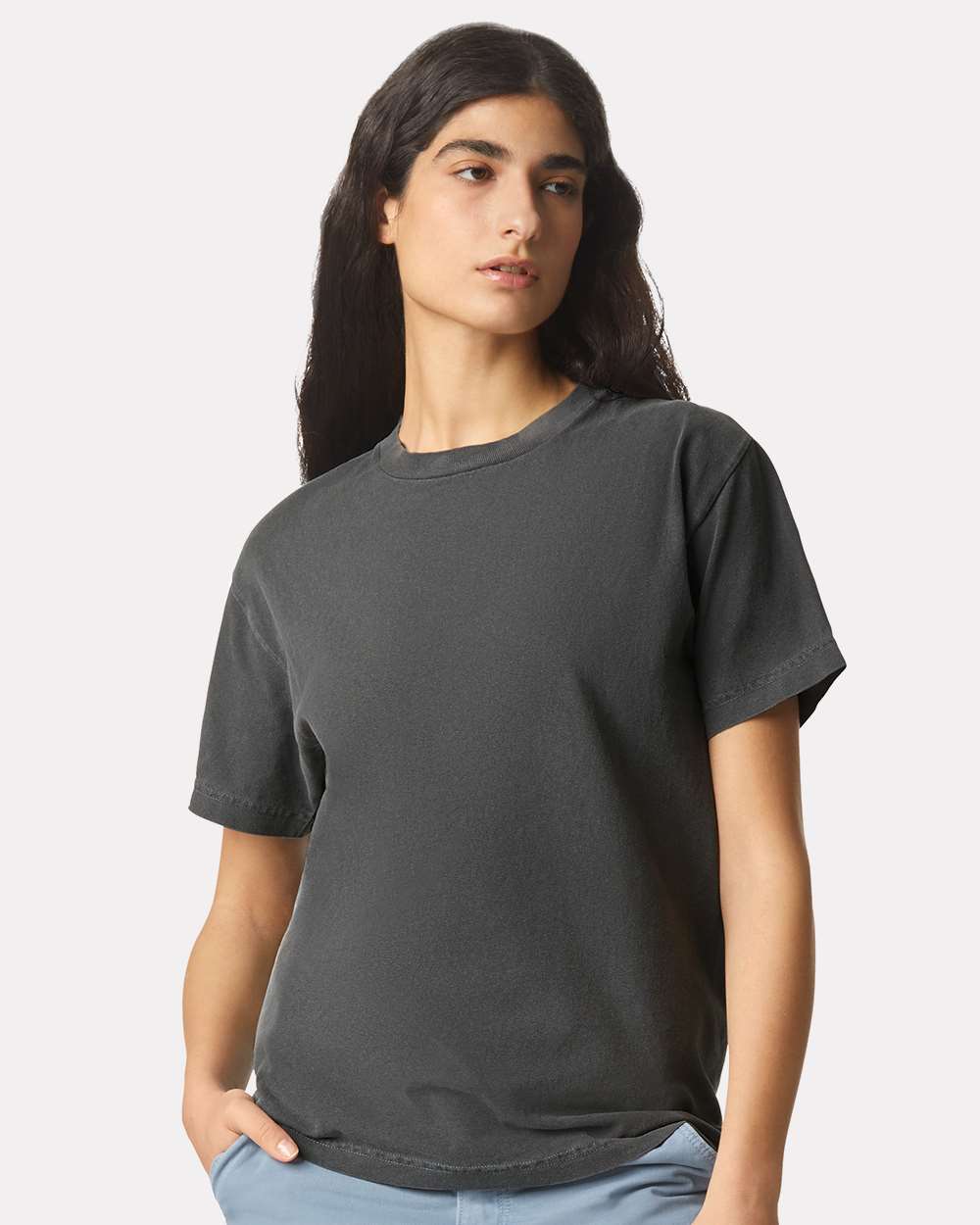 DTG American Apparel 1301GD Unisex Garment-Dyed Heavyweight Cotton Tee 6 oz. 7- Color Choices