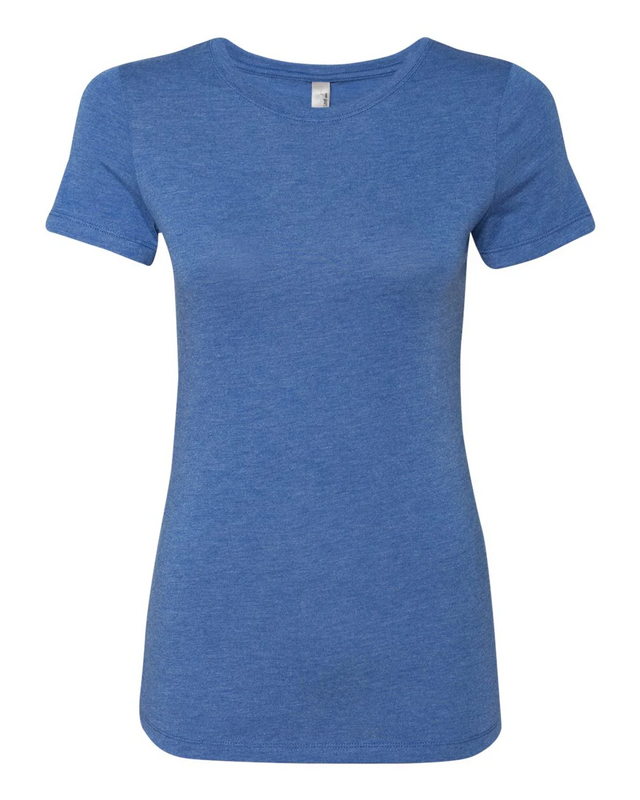20 ORDER MIN. Next Level 6710 Women’s Triblend T-Shirt 4.2 oz. 6-Color Options