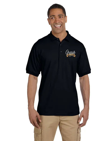 DTF POLOS with printed pocket logo (4pk) DryBlend®