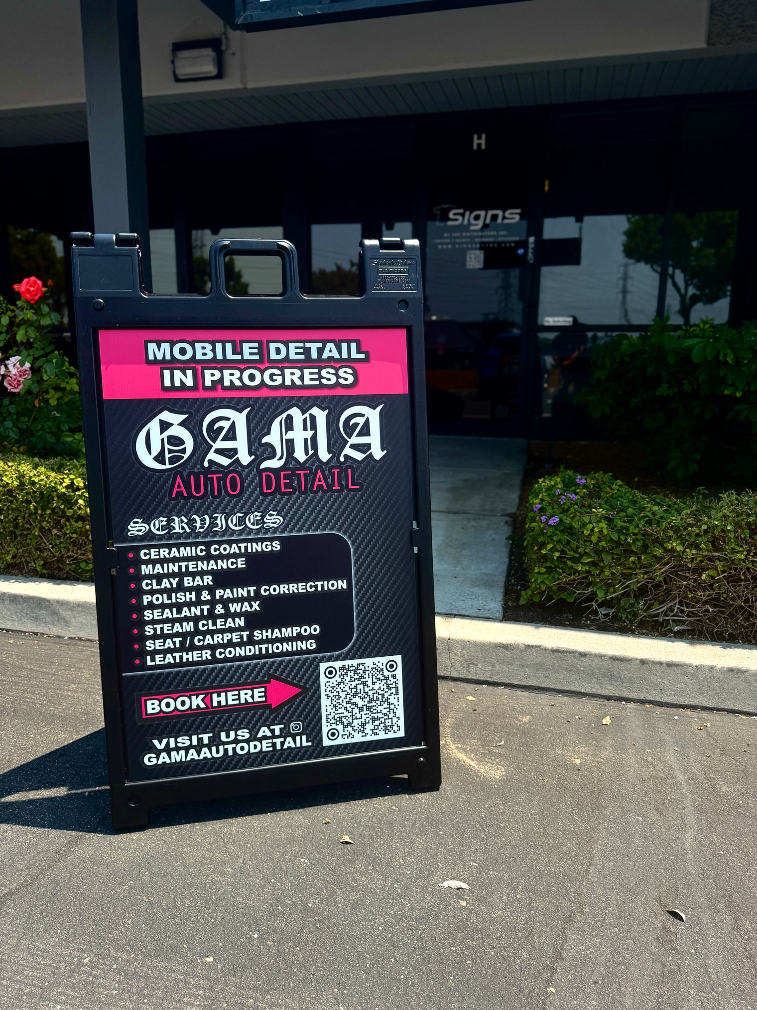 Heavy Duty A-FRAME w/prints