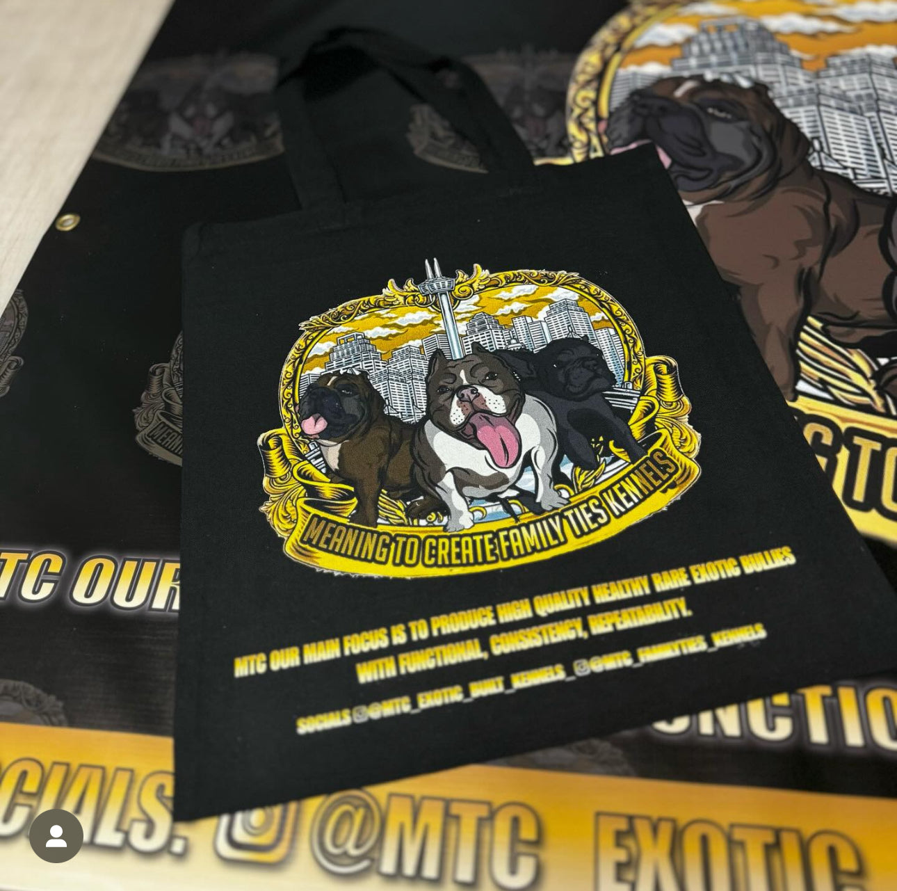 (PRE-ORDER ) Custom Printed Full Color Tote Bags