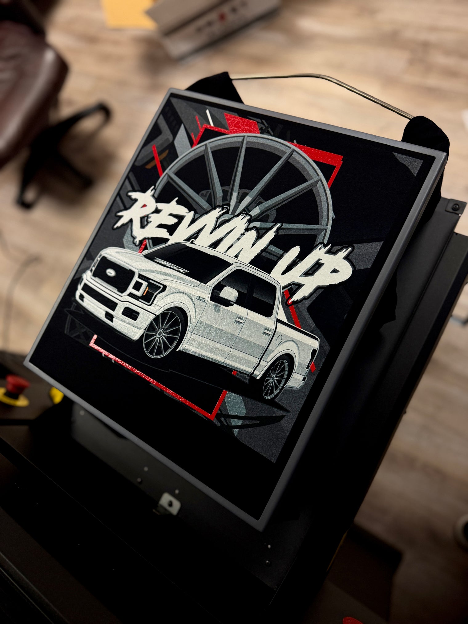 ( CUSTOM TEES ) PREMIUM ULTRA SOFT-Black COTTON TEE (6 oz.) HOUSE BRAND-DTG