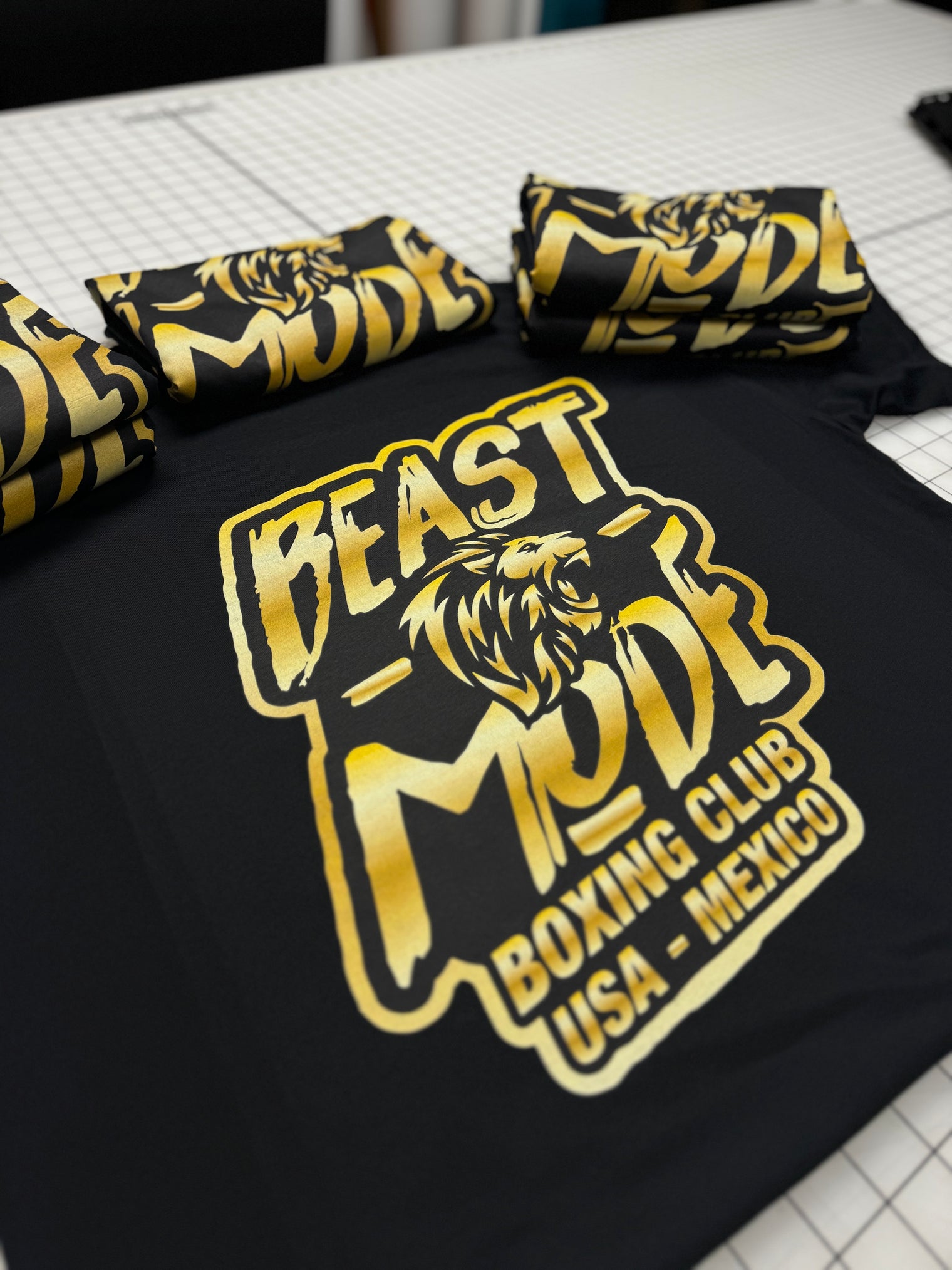 ( CUSTOM TEES ) PREMIUM ULTRA SOFT-Black COTTON TEE (6 oz.) HOUSE BRAND-DTG