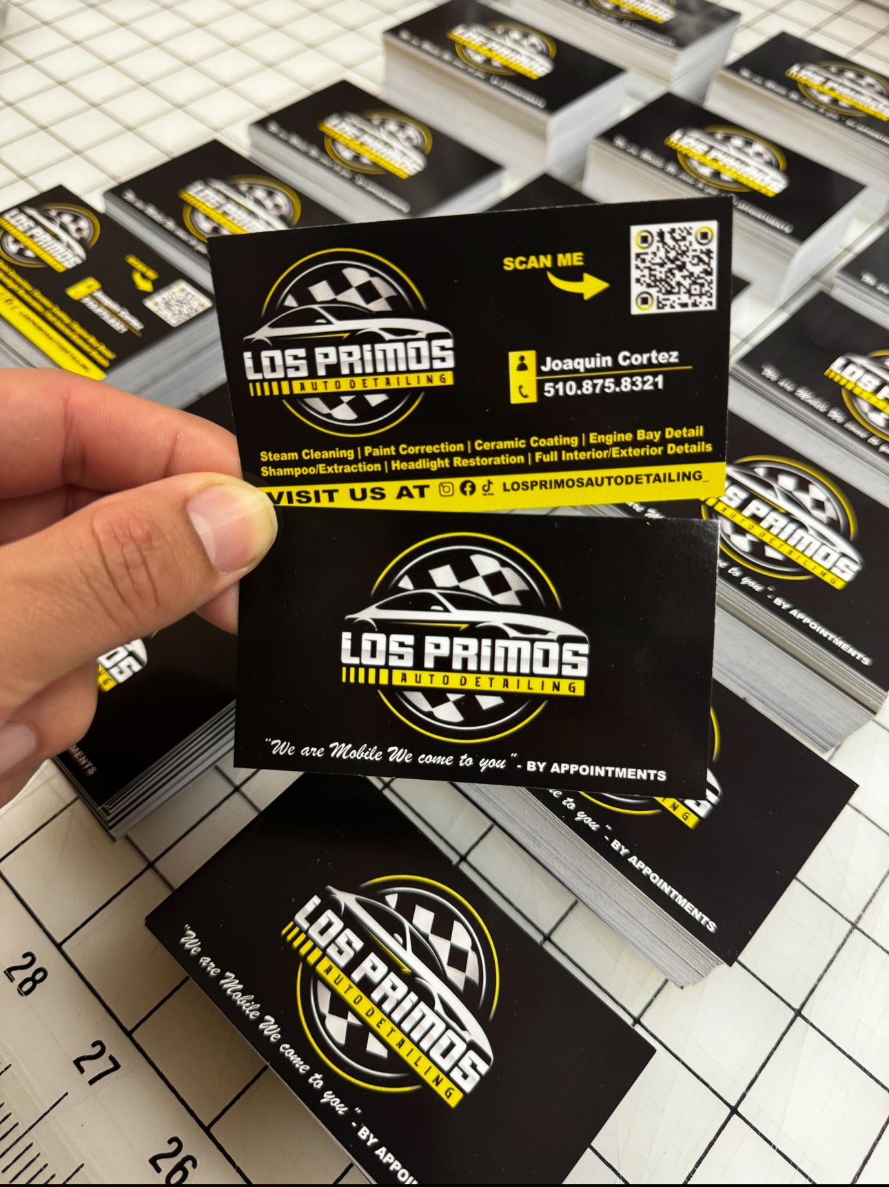 Custom Business Cards (Standard Rectangular Cut)