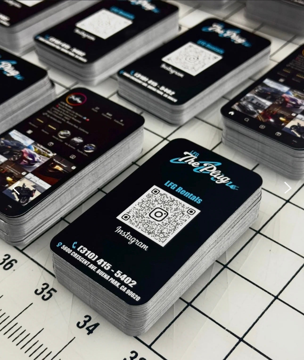 Custom Business Cards (ROUND CORNERS 1/4")