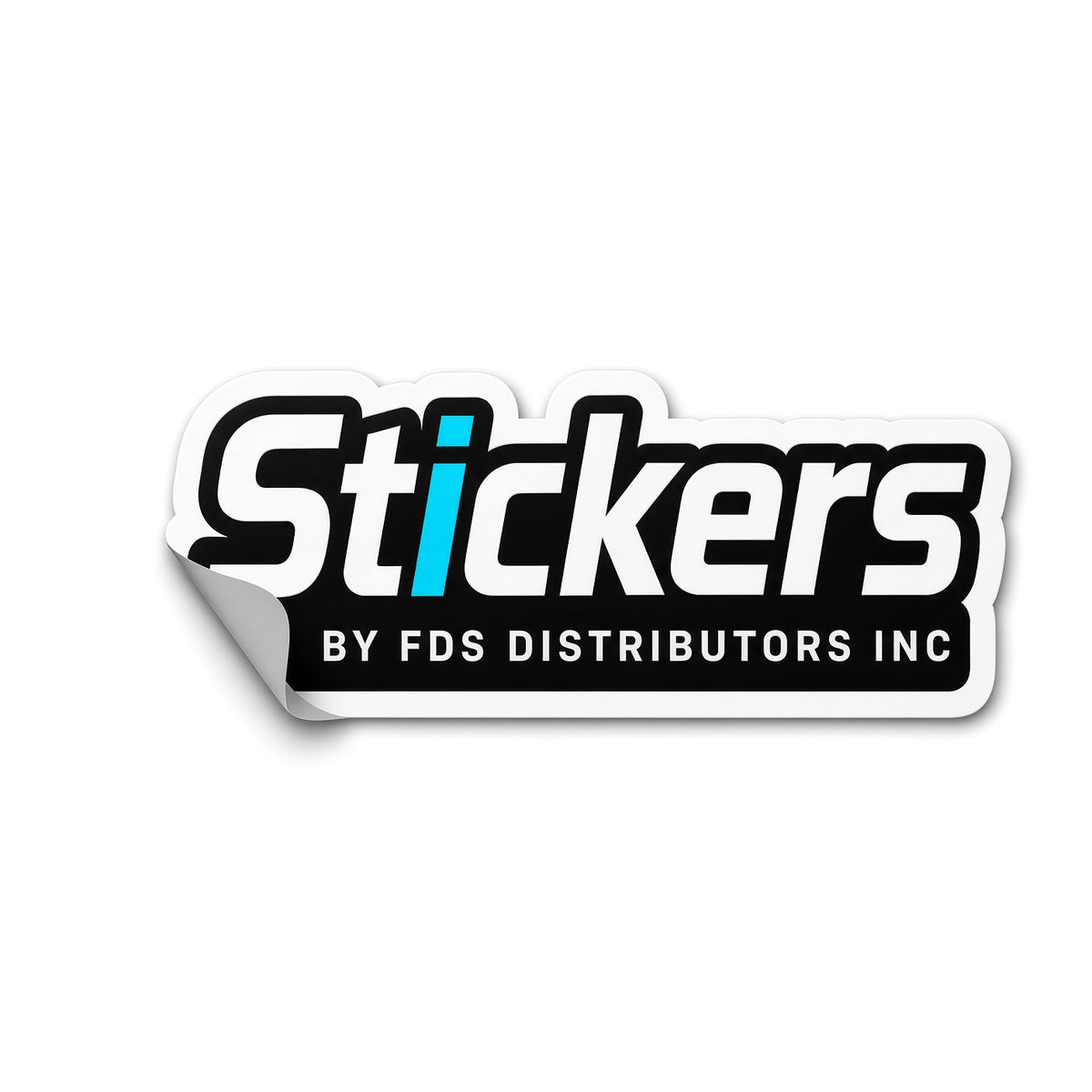 Glossy die cut sticker