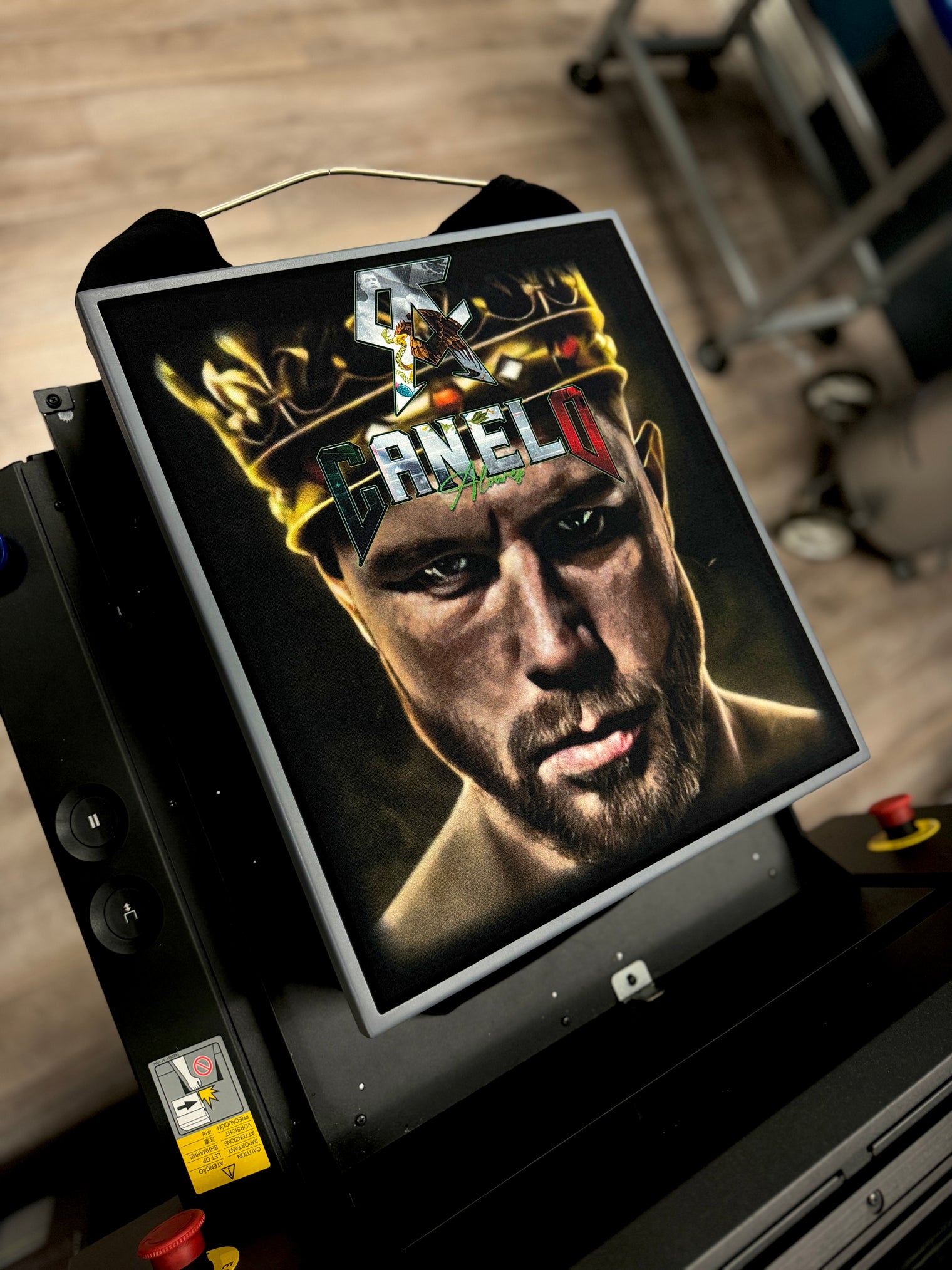 ( CUSTOM TEES ) PREMIUM ULTRA SOFT-Black COTTON TEE (6 oz.) HOUSE BRAND-DTG