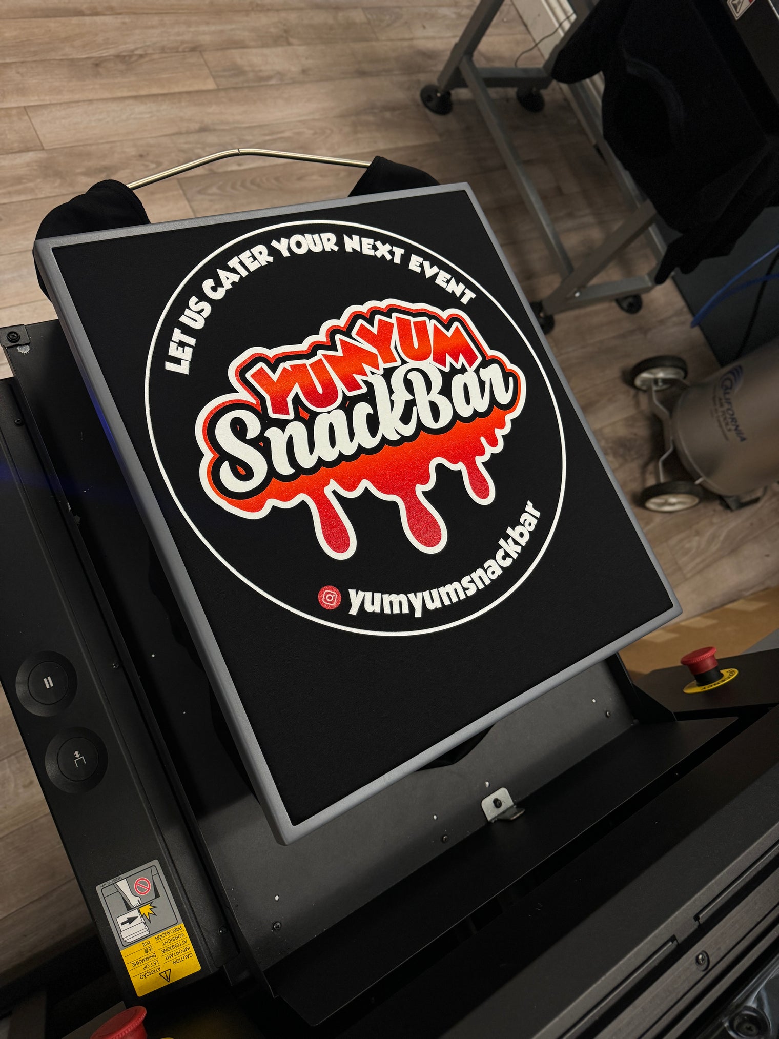 ( CUSTOM TEES ) PREMIUM ULTRA SOFT-Black COTTON TEE (6 oz.) HOUSE BRAND-DTG