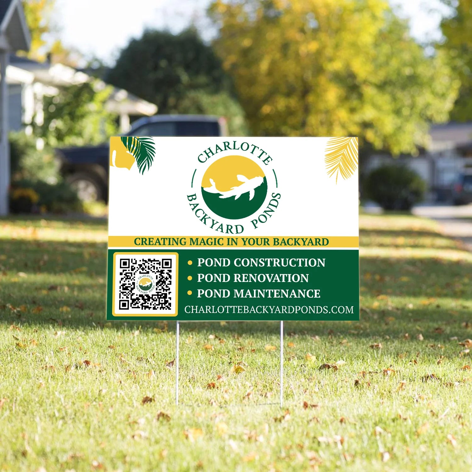 SINGLE SIDED Yard Signs 24"x18" 4mm