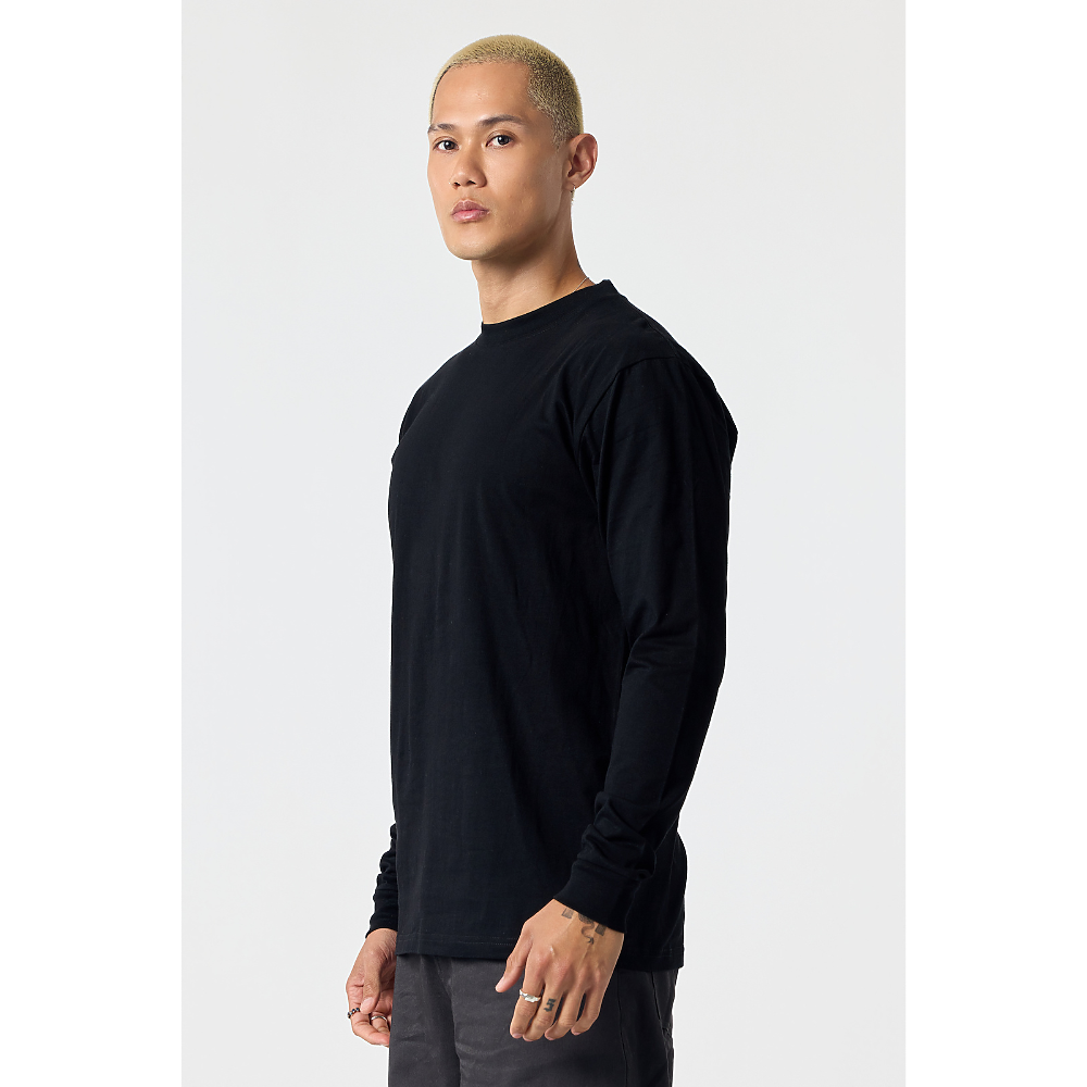 MEN'S HEAVY LONG SLEEVE TEE (6oz.) -DTF