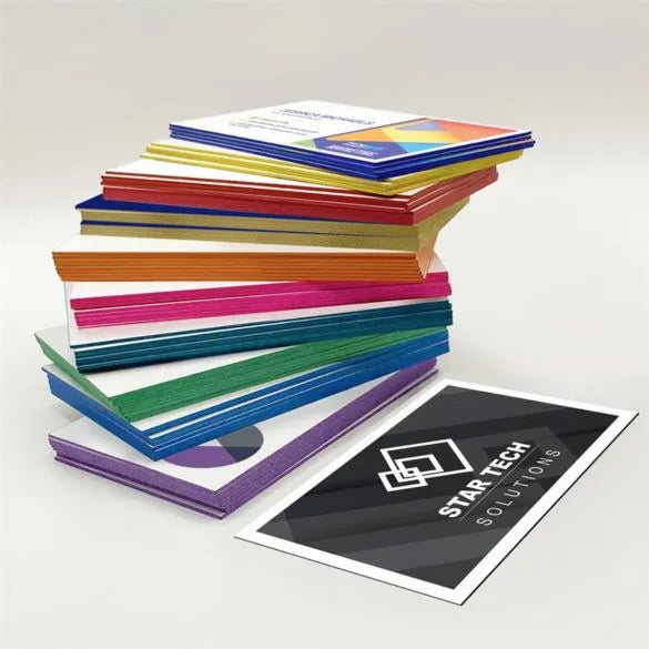 Painted Edge Business Cards