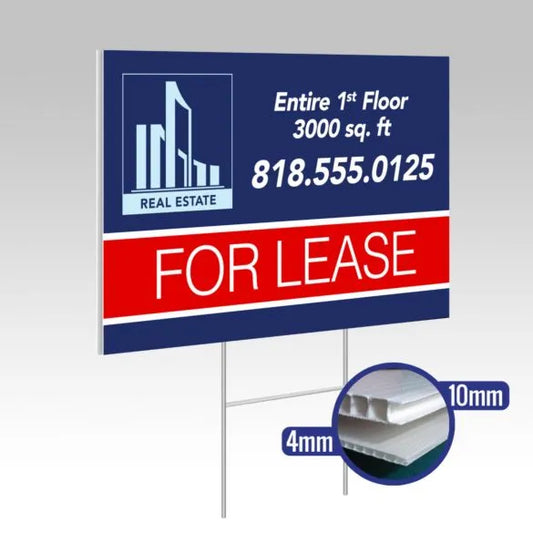 Heavy Duty Yard Signs 24"x18" 10mm