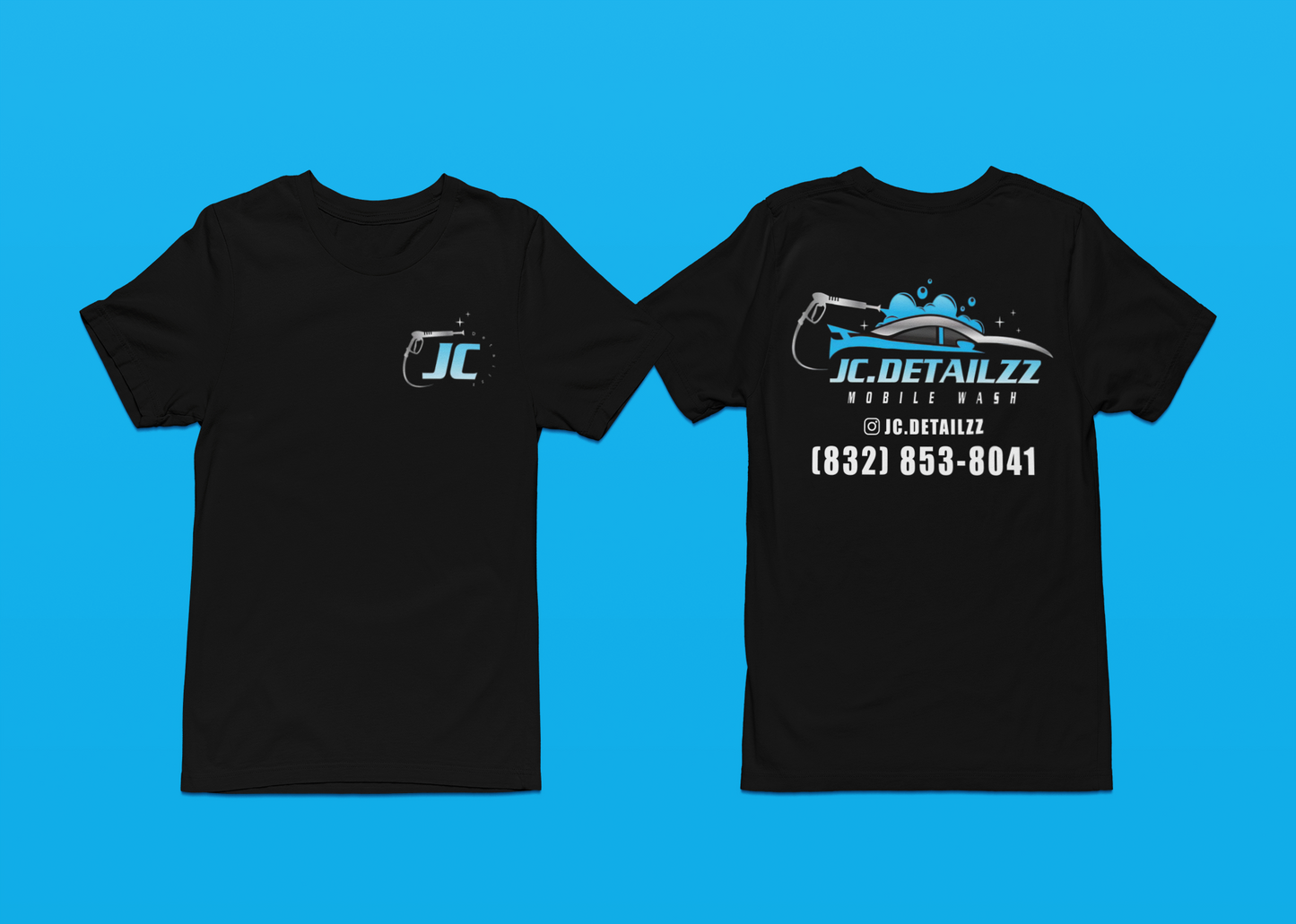 Black Custom Business Tees