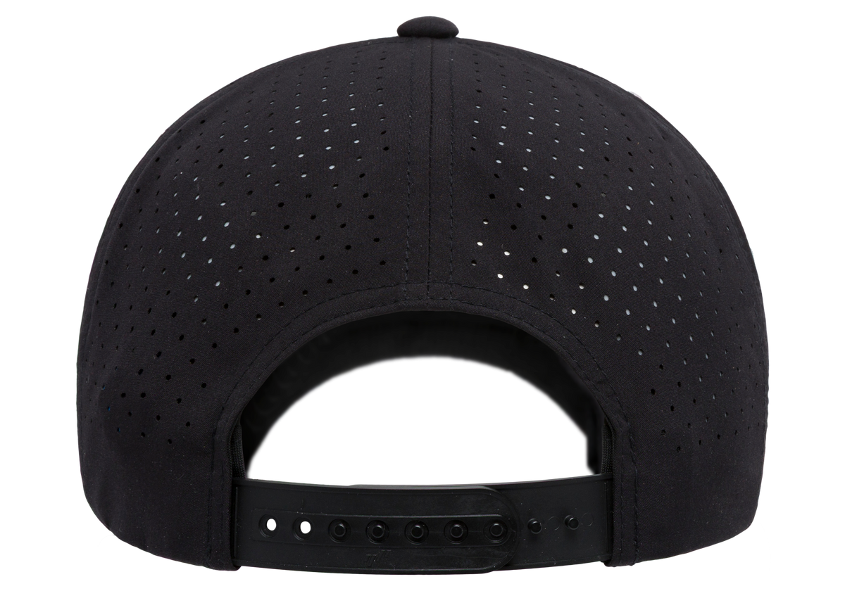 YP Classics® 5-Panel Snapback Cap with Perforations and Braided Rope-DTF PRINTING