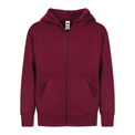 302 Youth Essential Zip-Up Hoodie Burgundy