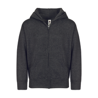302 Youth Essential Zip-Up Hoodie Charcoal Htr